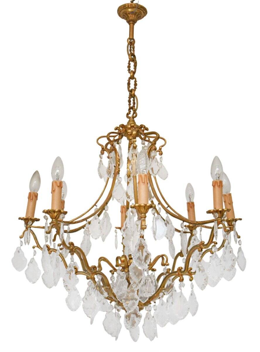 Lustre cage de style Louis XV
