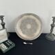 Round silver metal top - rosettes - frieze - Vintage - France