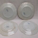 Sarreguemines Tircis barbotine art nouveau plate collection