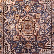 Persian Nain carpet made of wool and silk