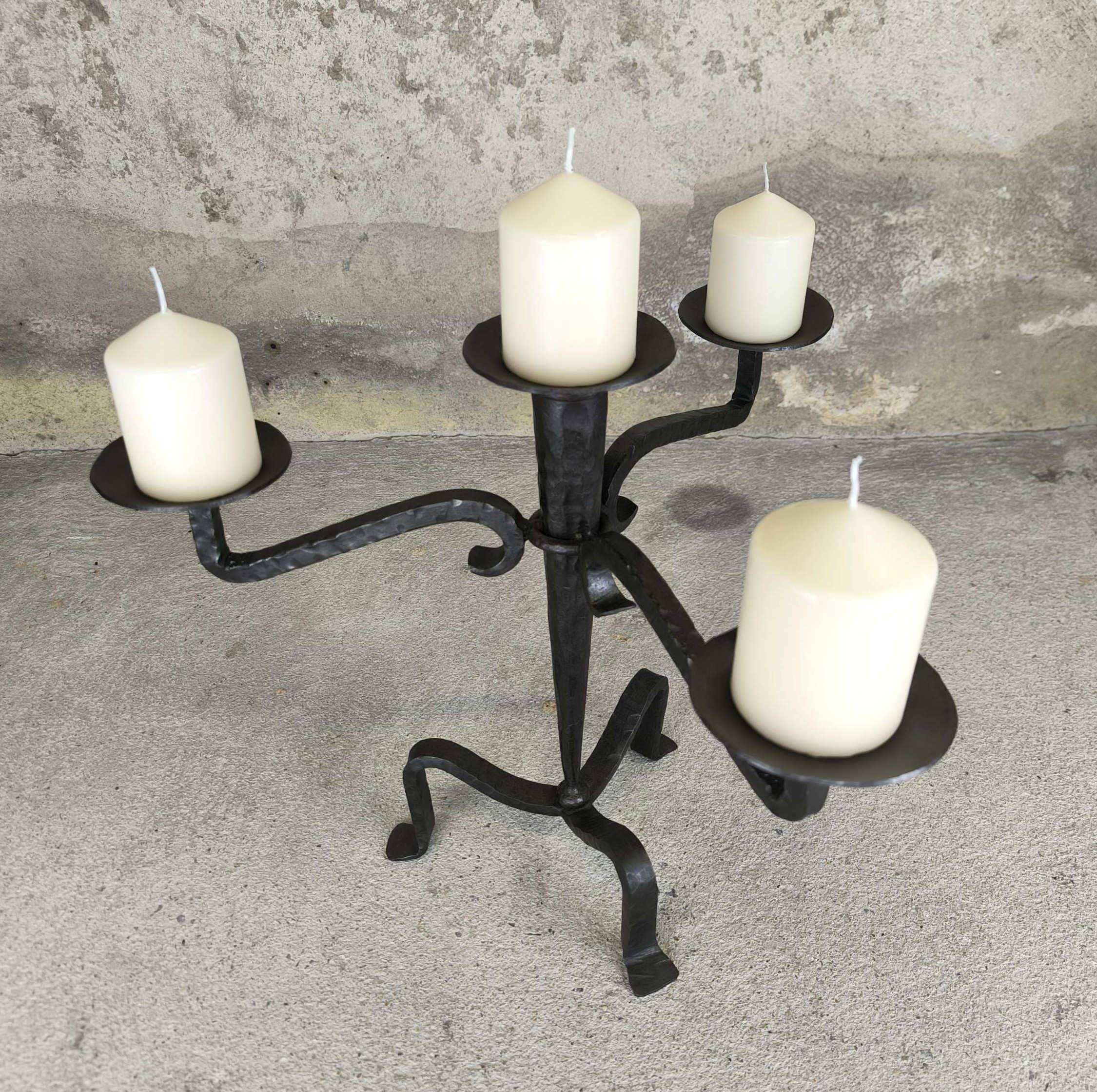 Vintage brutalist chandelier