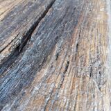 Massive wooden bench