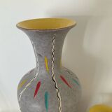 Duo of vintage Scheurich Keramik vases