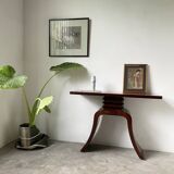 Art Deco style console with mahogany marquetry