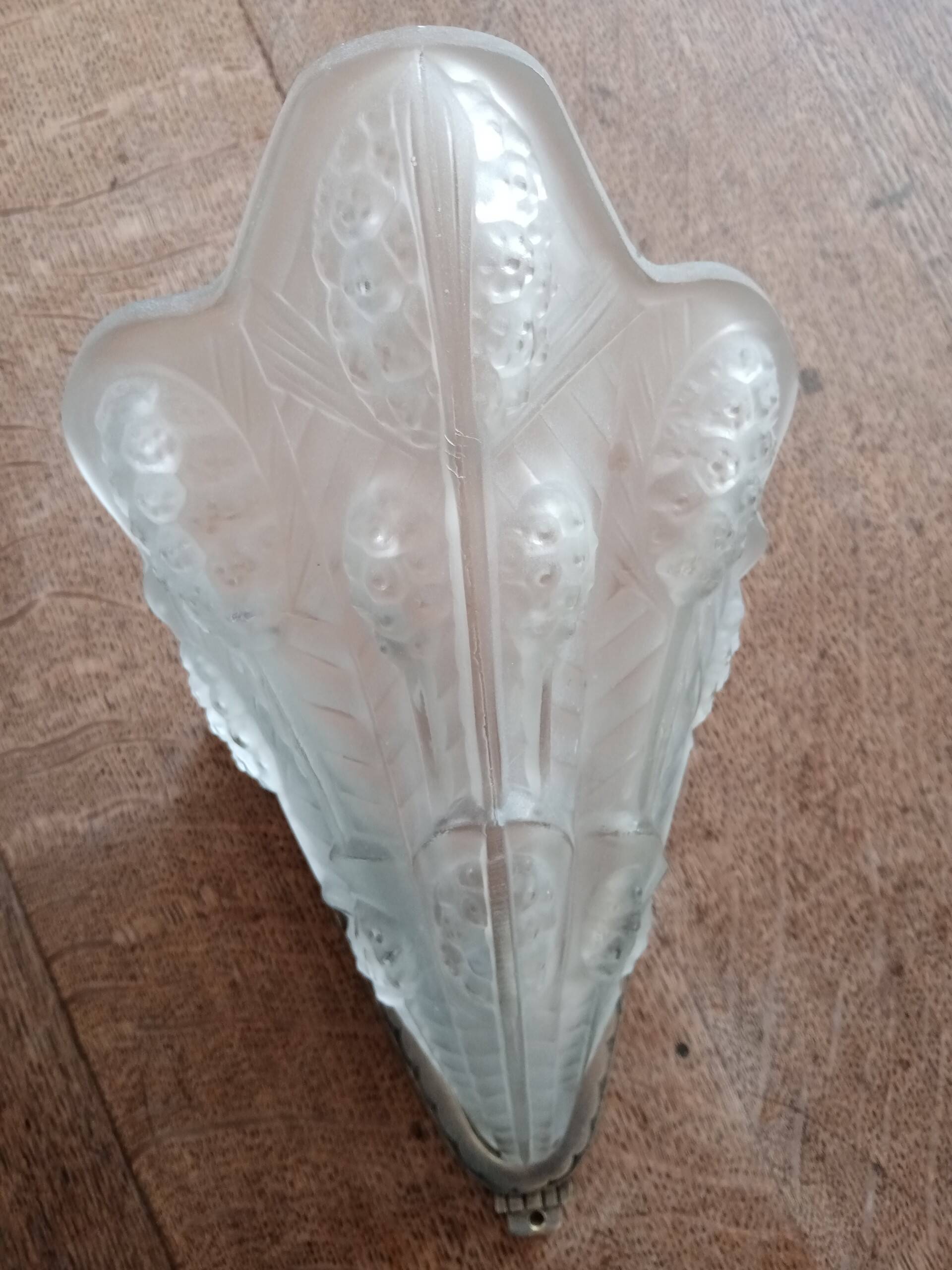 Art Deco period wall lamp