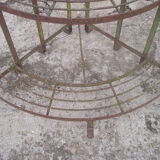 Old metal plants door 1/4 round