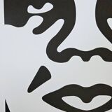 Shepard Fairey (Obey), OBEY 3-FACE (White), dated and signed.