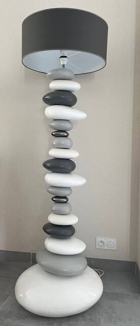 Pebble men lamp by the giant Francois Chatain