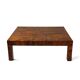 Coffee table made of solid elm burl, patchwork, Belgium, 1990s