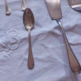 Cutlery in silvered metal, goldsmith Mondial