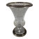 Baluster Vase in Cut Crystal and Silvered Bronze, Charles X Period