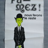 1975 poster ratp old dumont-against smoking-60x40