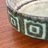 Set of 2 WGP ceramic bowls from West Germany, mid-century style, 1960s.