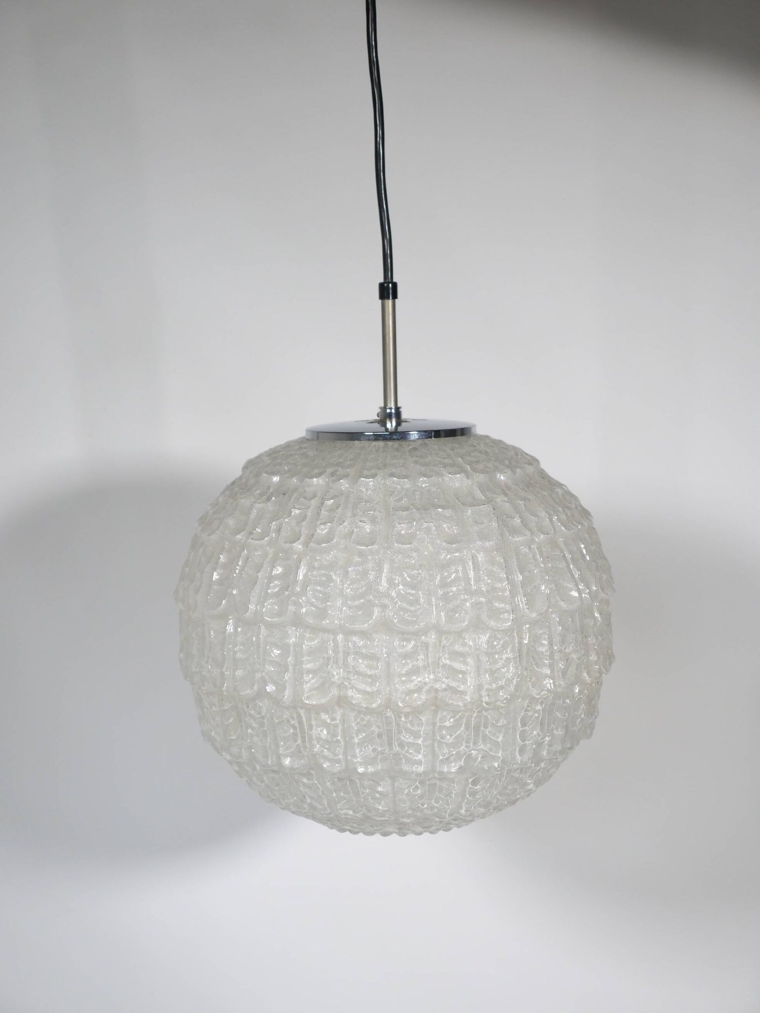 Design Globe Lamp 1960s 1970s  Glass