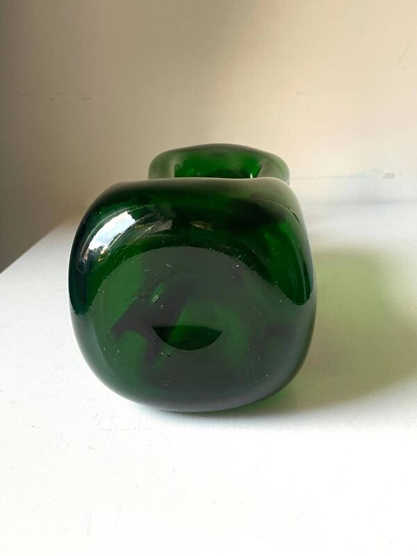Holmegaard green decanter vintage danois par jacob e bang
