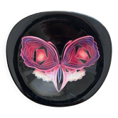 butterfly ceramic dish