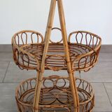 Rattan desserte from the 60s
