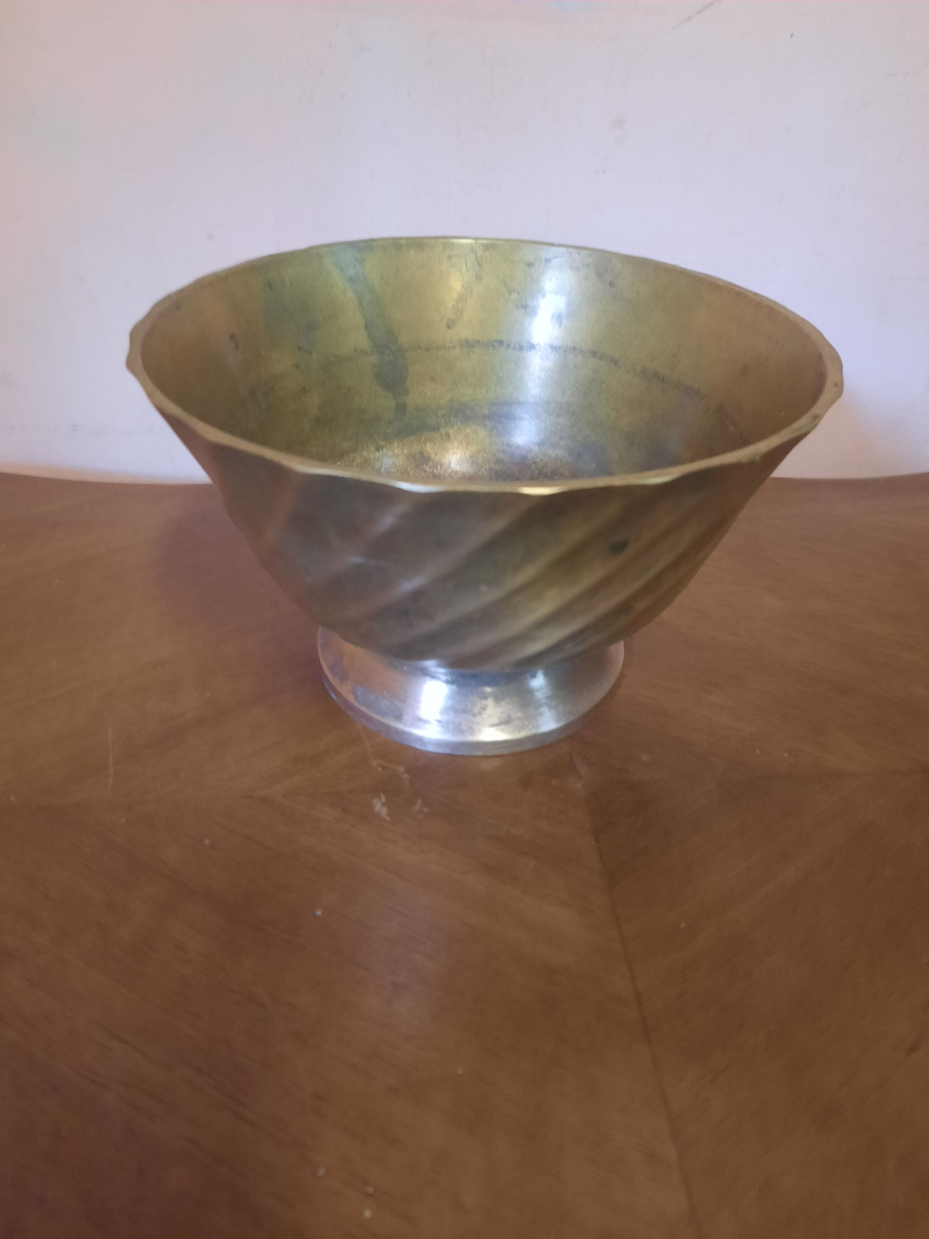 Brass pot cover