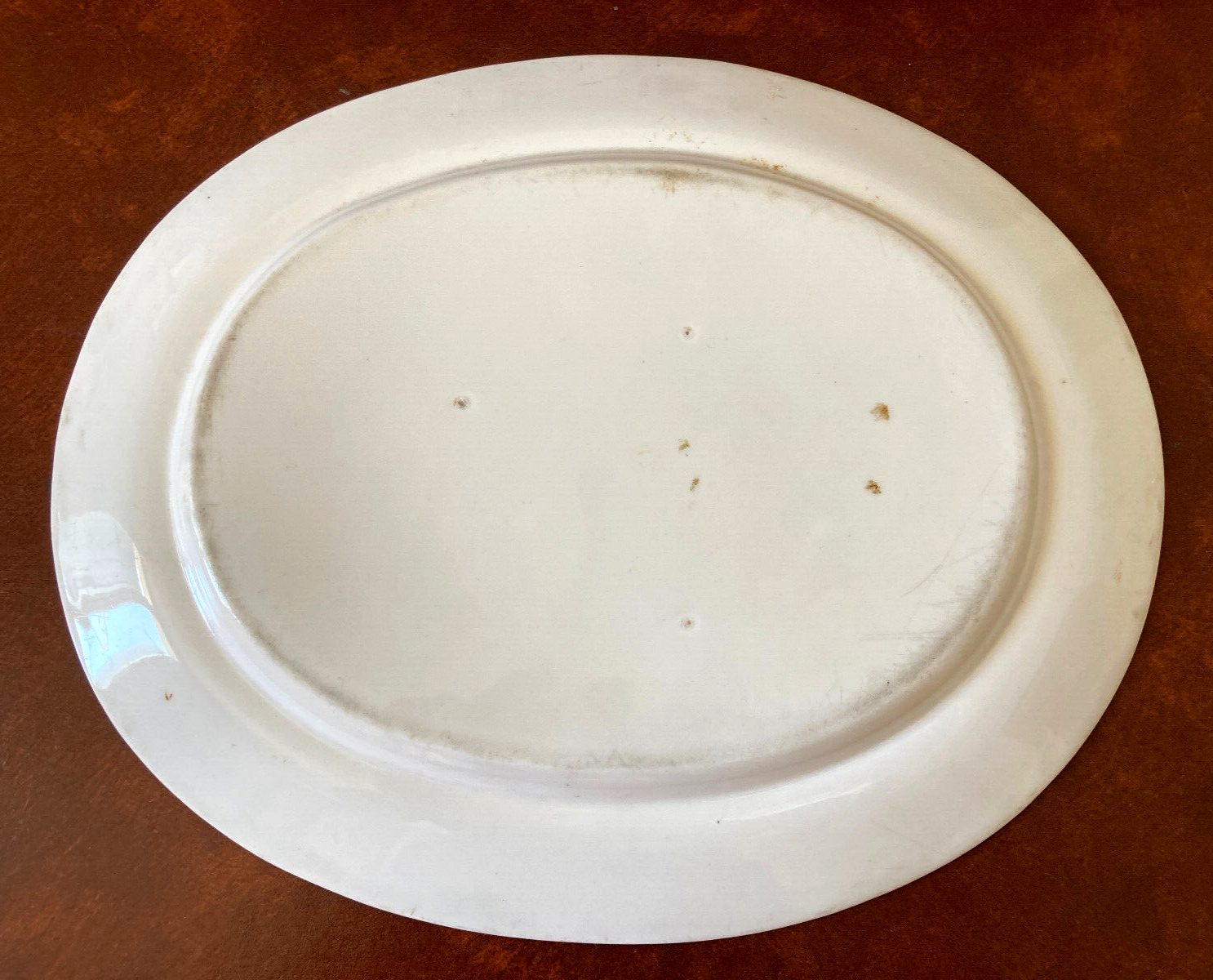 Plat faience ancien - décor Chine