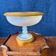 Coupe en opaline sur pied, époque Charles X