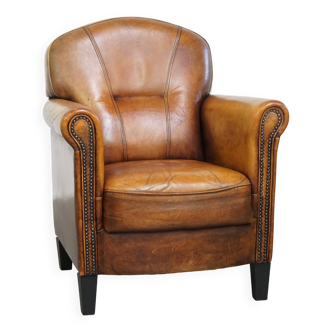 Fauteuil en cuir de mouton