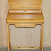 Art Nouveau desk attributed to Carlo Zen 1902 in mottled maple.