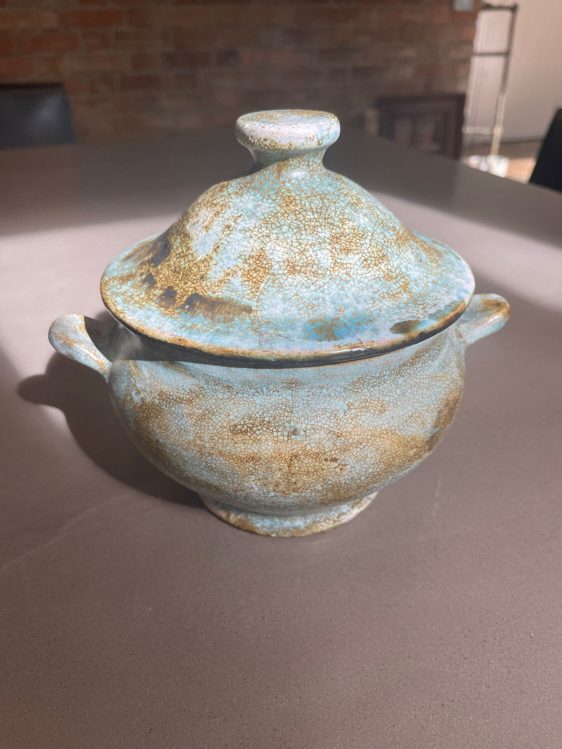 Small vintage ceramic pot