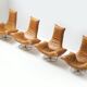 Wammes  cognac leather lounge chairs by Gerard Van Den Berg  for Montis 1978