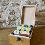 Wooden index card/directory box, 1950s