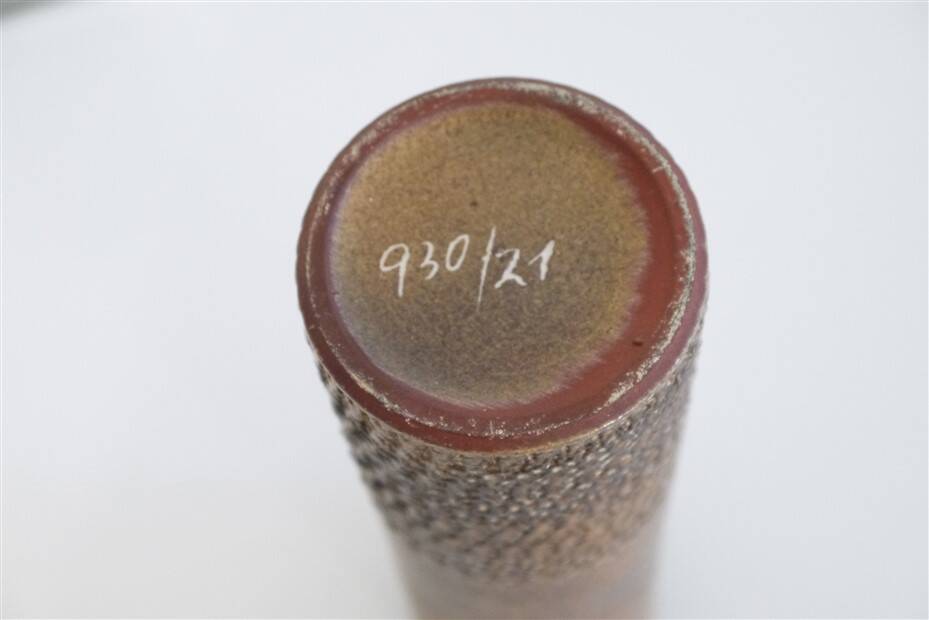 Ceramic Rouleau vase, Sweden 1960