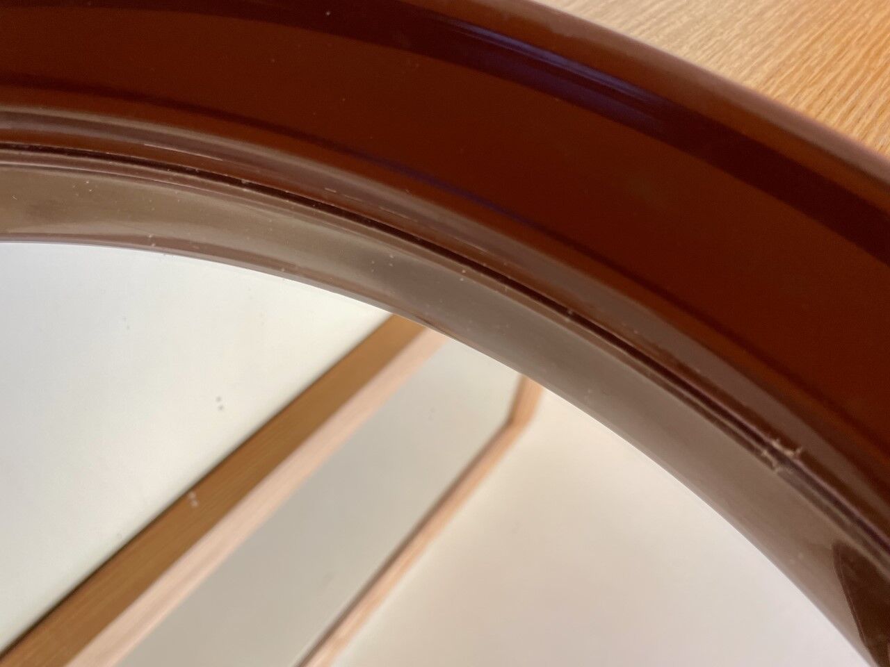 Seventies mirror made in Belgium