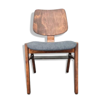 Rare mid-century dining chair in the style of Eames, up to 8 available, 1960s