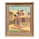 Original Swedish Oil on Panel – "Huts Behind the Trees" – Signed – Vintage & Framed – 51 × 43 cm (20.1" × 16.9")
