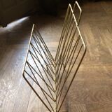 Gold metal magazine holder