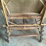 Rattan lounge chair