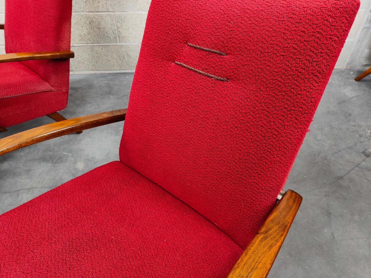 Pair of armchairs 6952 by Jaroslav Smidek for Ton, ex Czechoslovakia