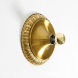 1960's Space Age Pop Art  brass and metal wall or ceiling lamp by Sölken