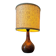 Lampe de table vintage orange à lave Krösselbach