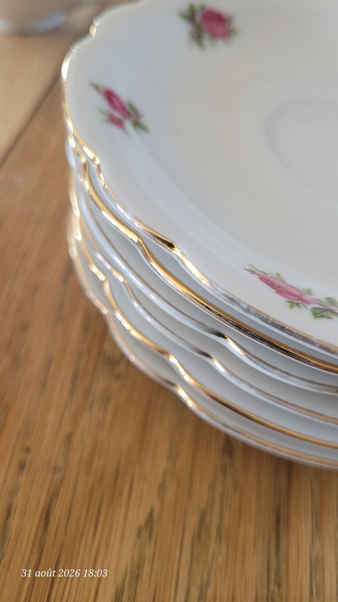 6 vintage cups and saucers Seltmann Weiden Bavaria Model Nora