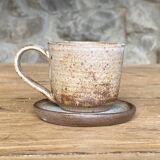 Handmade stoneware coffee set