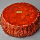 Red alabaster ashtray by Romano Bianchi, Italy, 1970