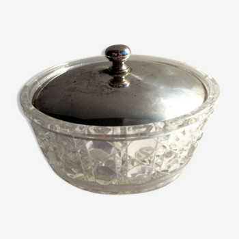 Small Baccarat Cup, Pierreries model - silver metal lid