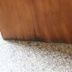 Oak desk with a sliding curtain year 50s
