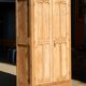 Old industrial wooden locker room - Parisian fir wardrobe