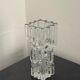 Big collectible vase with ice cube effect in glass from Limburg 1970