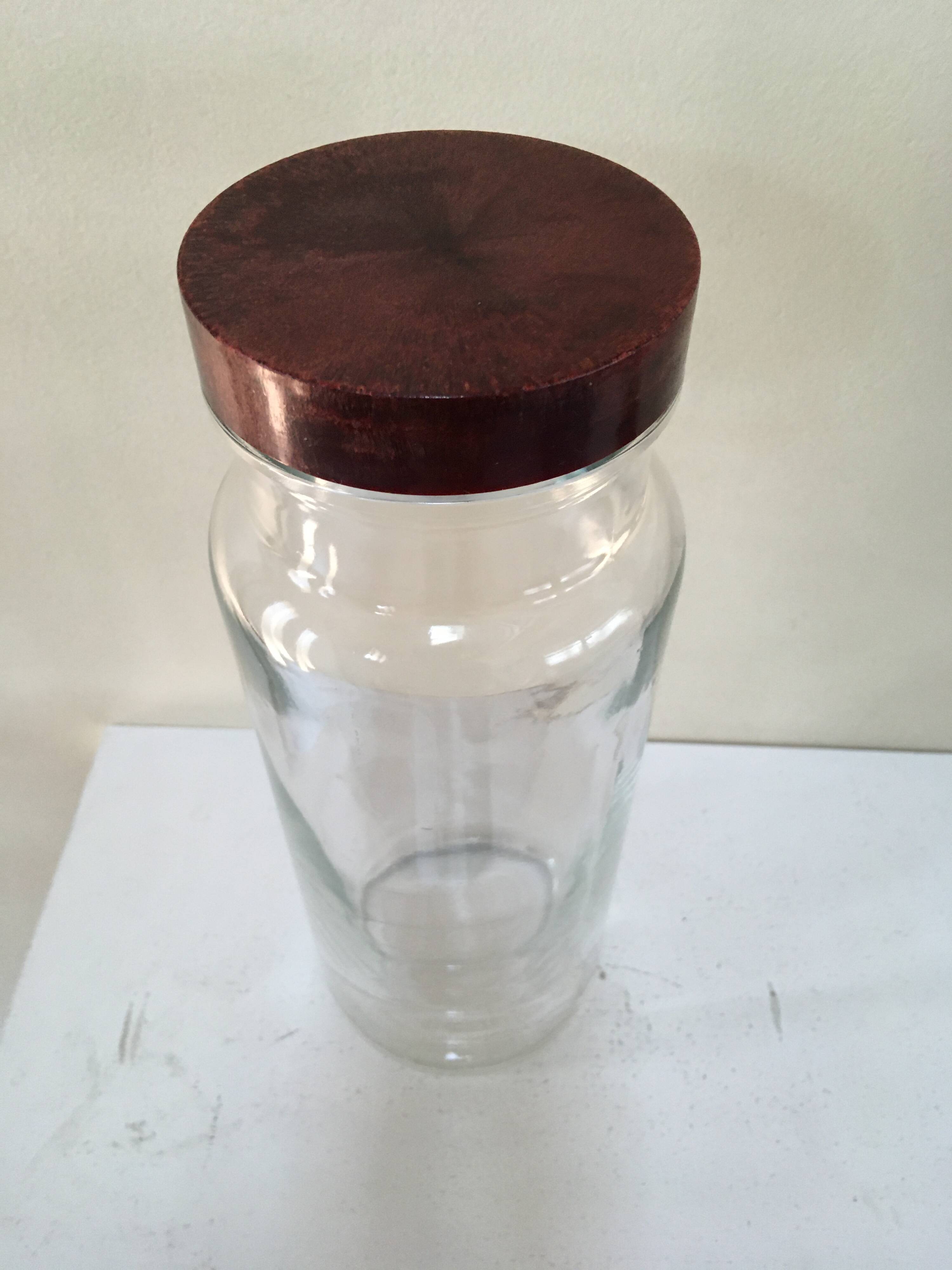 Bakelite glass jar 1930