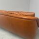 Cognac leather ESA lounge sofa, Denmark 1970s