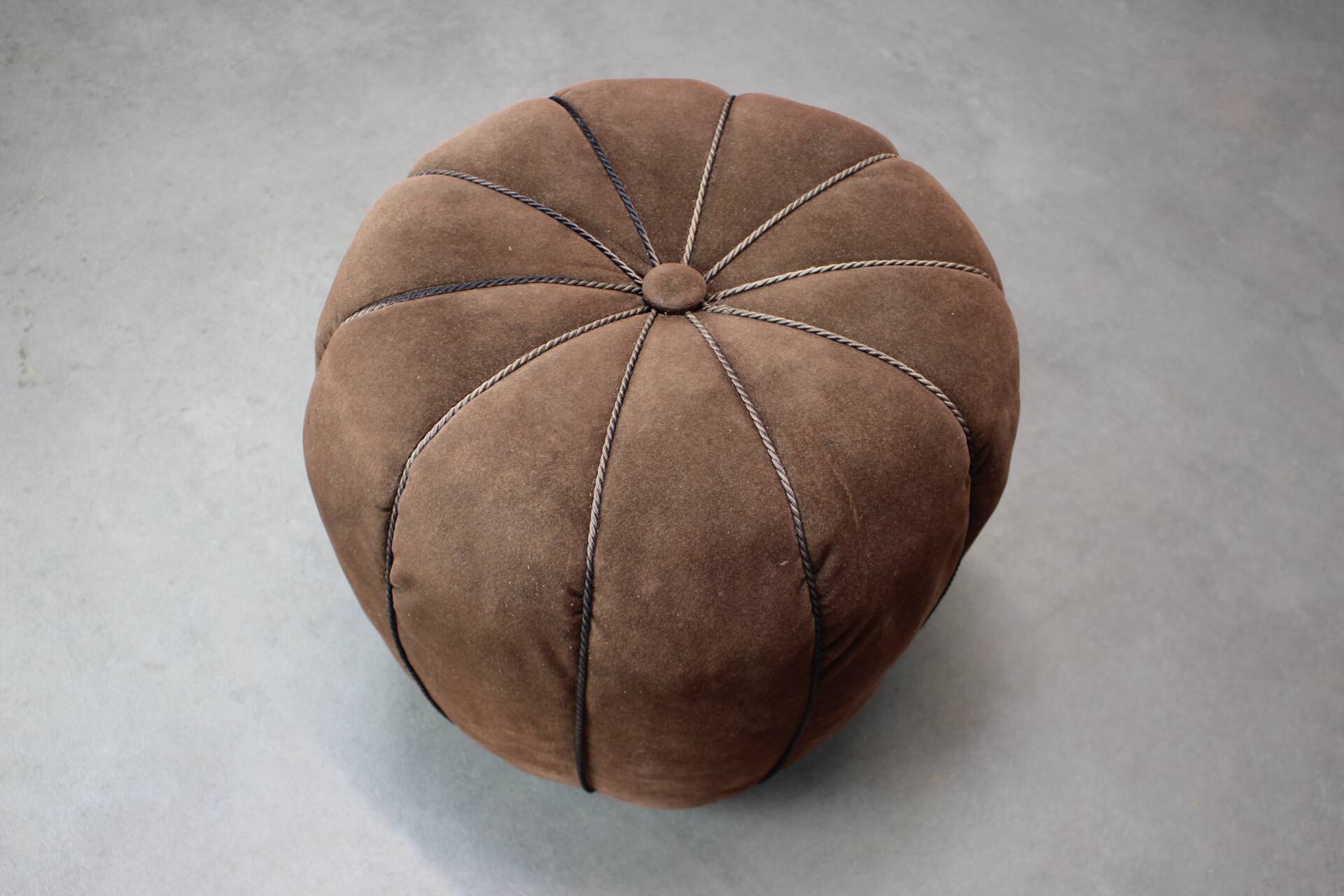 Padded stool Jindřich Halabala, Czechoslovakia, around 1950