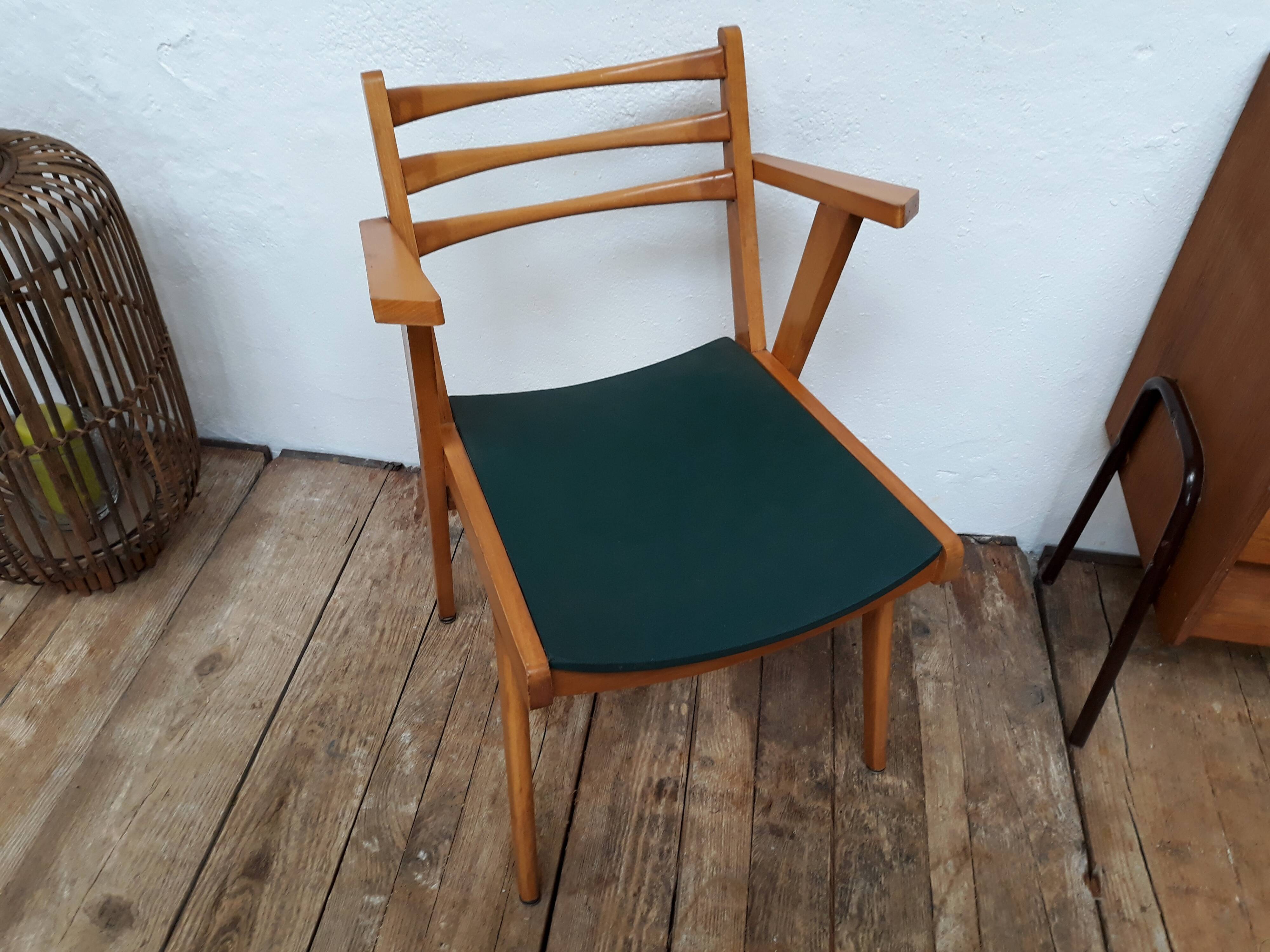 Chair Scandinavian vintage foot compass