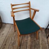 Chair Scandinavian vintage foot compass